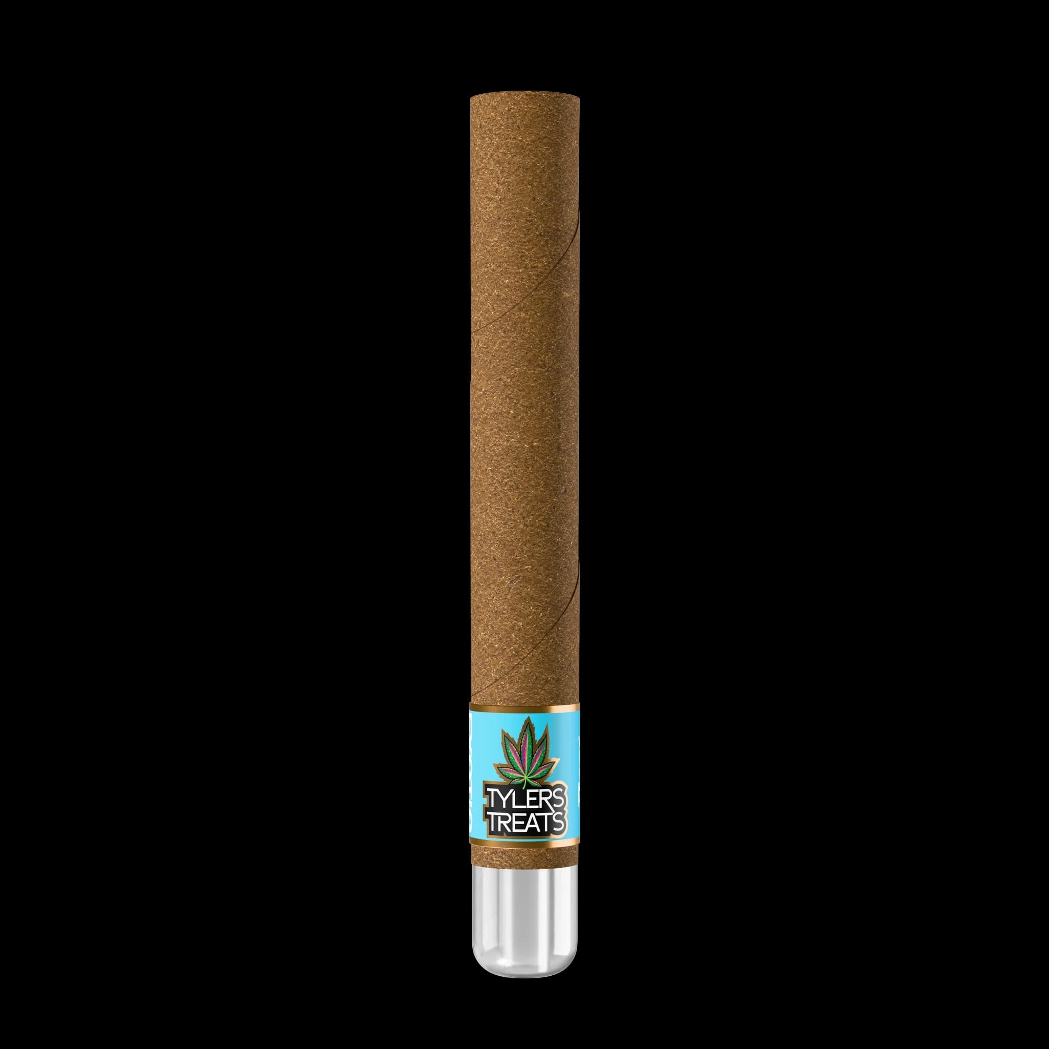 1.2g glass tip blunt, blue Indica band